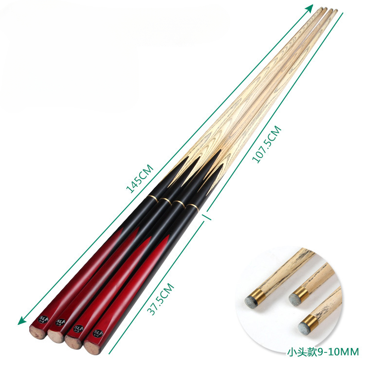 SLP Bois de frêne 10 mm 3/4 Queue de billard Snooker