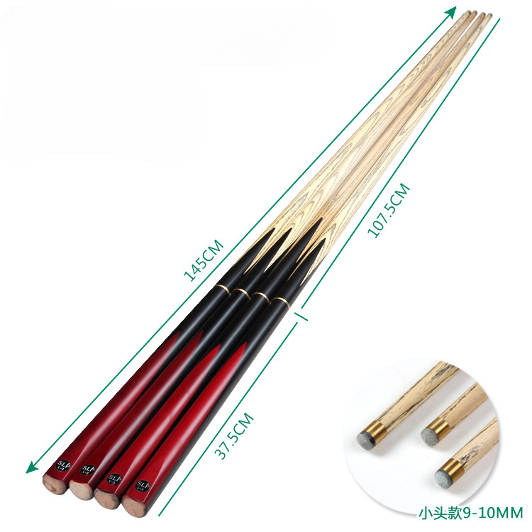 SLP Bois de frêne 10 mm 3/4 Queue de billard Snooker