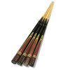 Noir huit 9mm10mm 3/4 queue fendue tacos de billar billard chinois queue de billard
