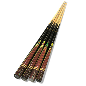 Noir huit 9mm10mm 3/4 queue fendue tacos de billar billard chinois queue de billard