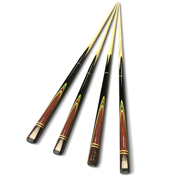 Noir huit 9mm10mm 3/4 queue fendue tacos de billar billard chinois queue de billard