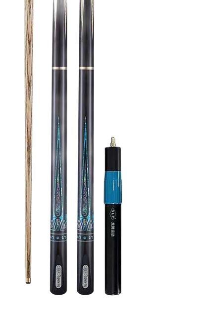 SLP – bâton de billard, incrustation de coquille d'ormeau faite à la main, joint 3/4 avec rallonge et sac de queue en cuir, 10mm 11.5mm