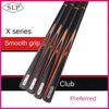 SLP 3/4 queue fendue X6 10mm noir 8 tacos de billar queue de billard queue de billard