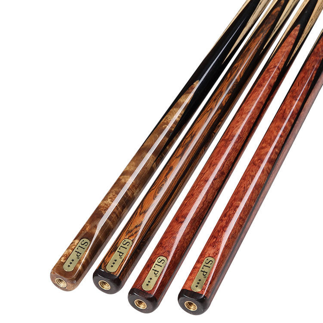 SLP – bâton de billard de luxe, une pièce, 10mm, 4 épissures de bois d'ombre rouge et d'ébène, avec extension, queue de billard