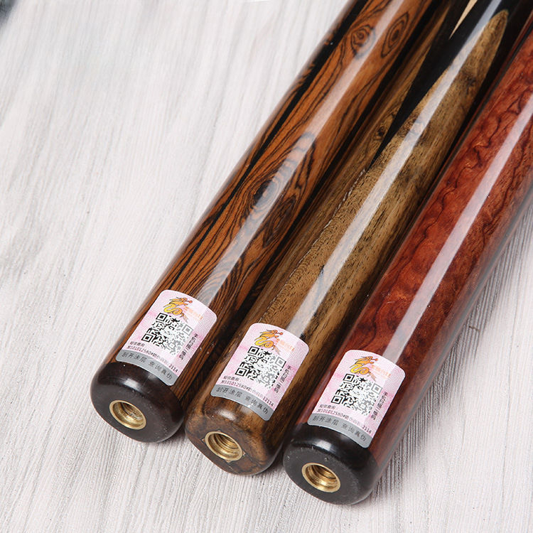 SLP – bâton de billard de luxe, une pièce, 10mm, 4 épissures de bois d'ombre rouge et d'ébène, avec extension, queue de billard