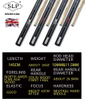 SLP Spider King – queue de billard fendue 3/4, 10mm, 11.5mm, avec sculpture d'araignée faite à la main