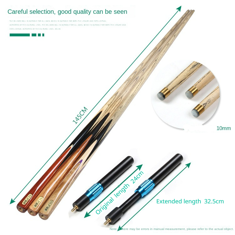 SLP 10mm 3/4 queue fendue avec rallonge chinois noir huit queue de billard queue de billard