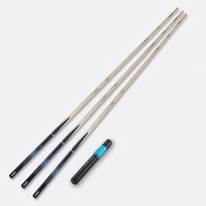 SLP Snooker Cue 3/4 Jointed Hand incrustation turquoise faite à la main avec rallonge et sac de queue en cuir